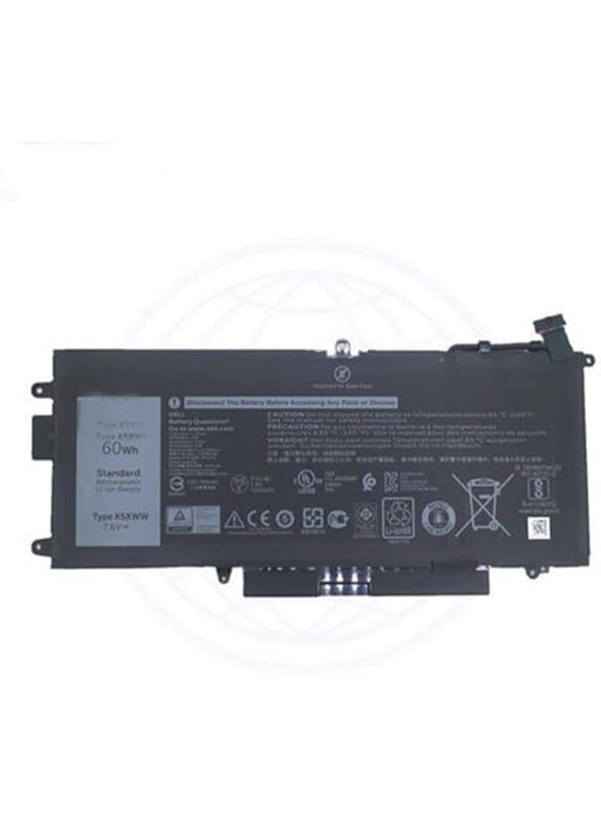 Battery Compatible for DELL Latitude 5289 7390 60WH 2-in-1 battery K5XWW PC 60WH / 7500mAh - Image 3